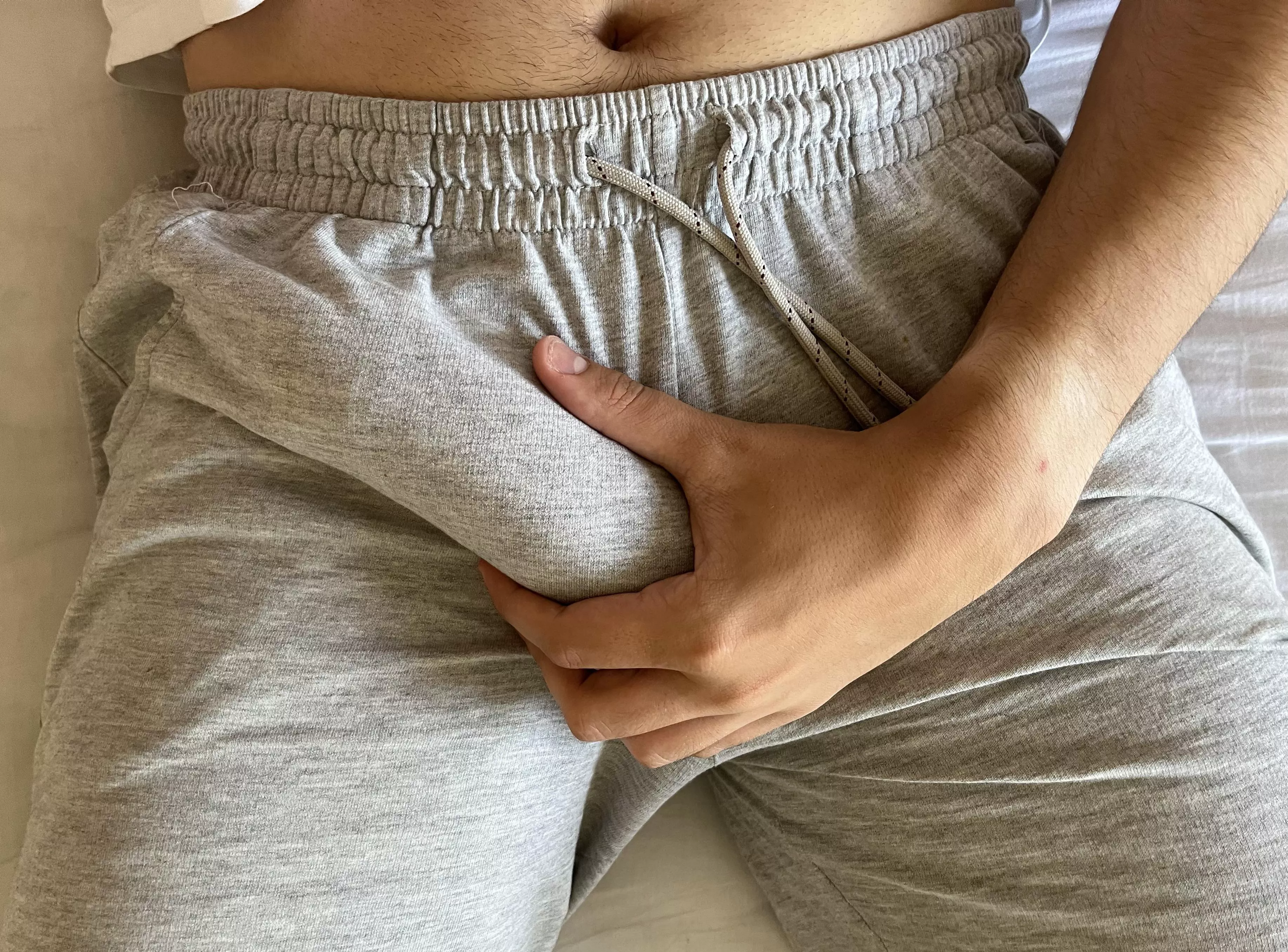 Fat Cock Outline On Grey Sweatpants Nudes CockOutline NUDE PICS ORG