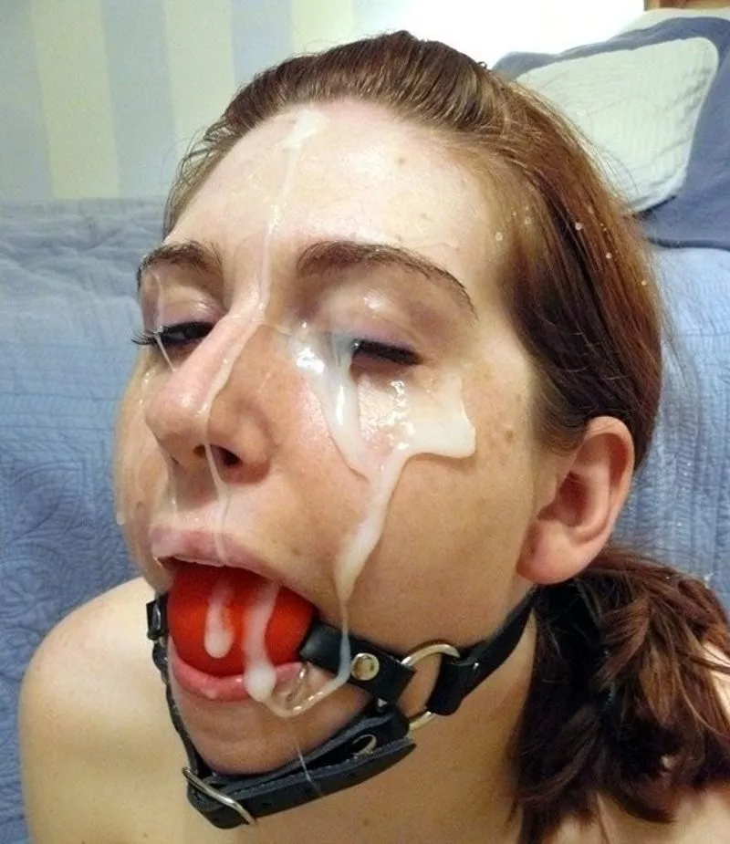 Gaged And Cum Covered Nudes Gagged Nude Pics Org