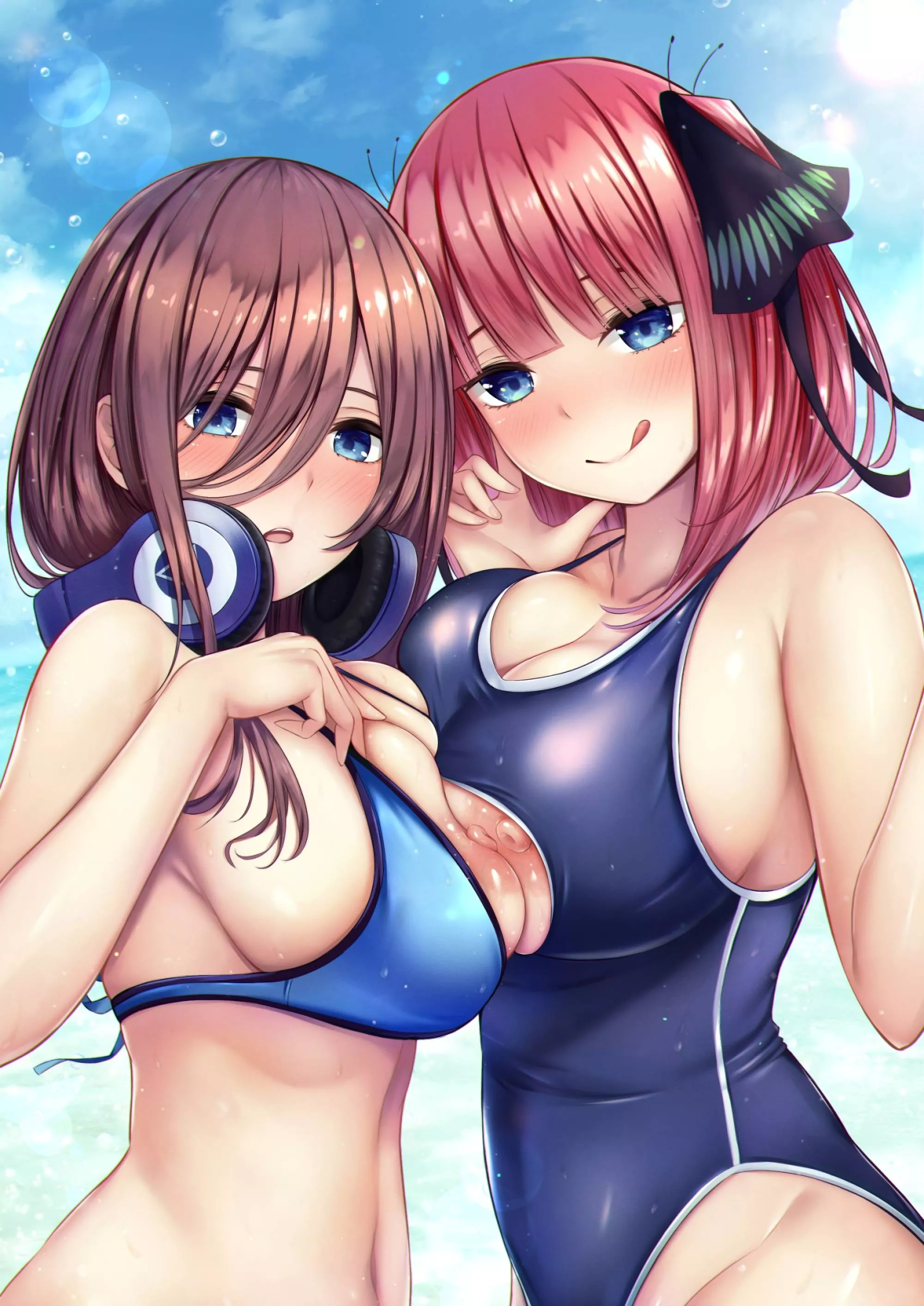 Miku And Nino The Quintessential Quintuplets Nudes Dekaihentai