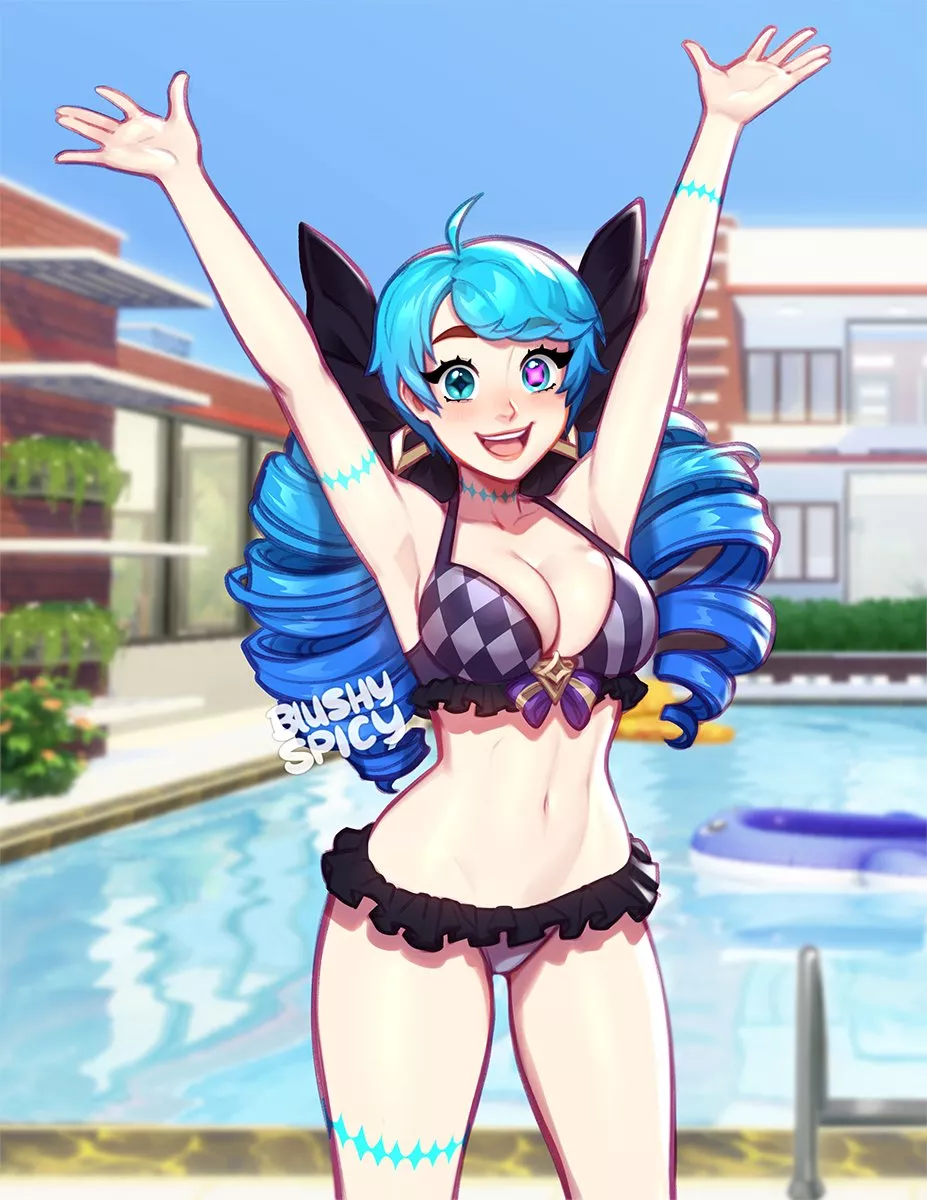 Pool Party Gwen Blushy Spicy Nudes Rule Lol Nude Pics Org