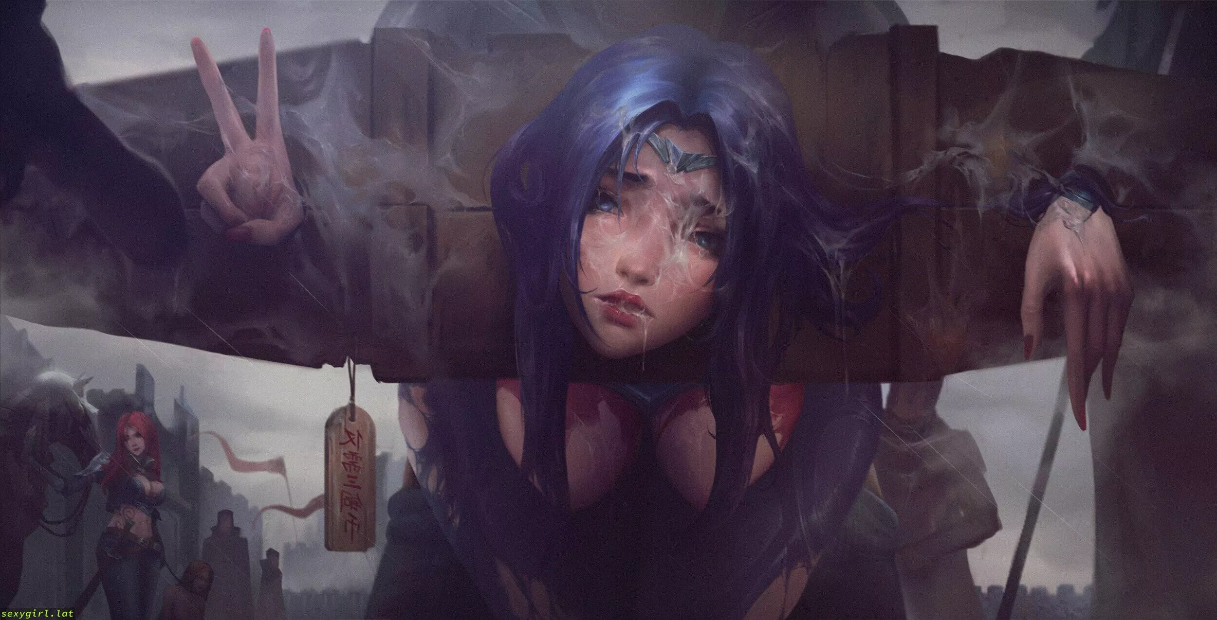 Irelia Posing In A Pillory Ying Nudes Rule34LoL NUDE PICS ORG