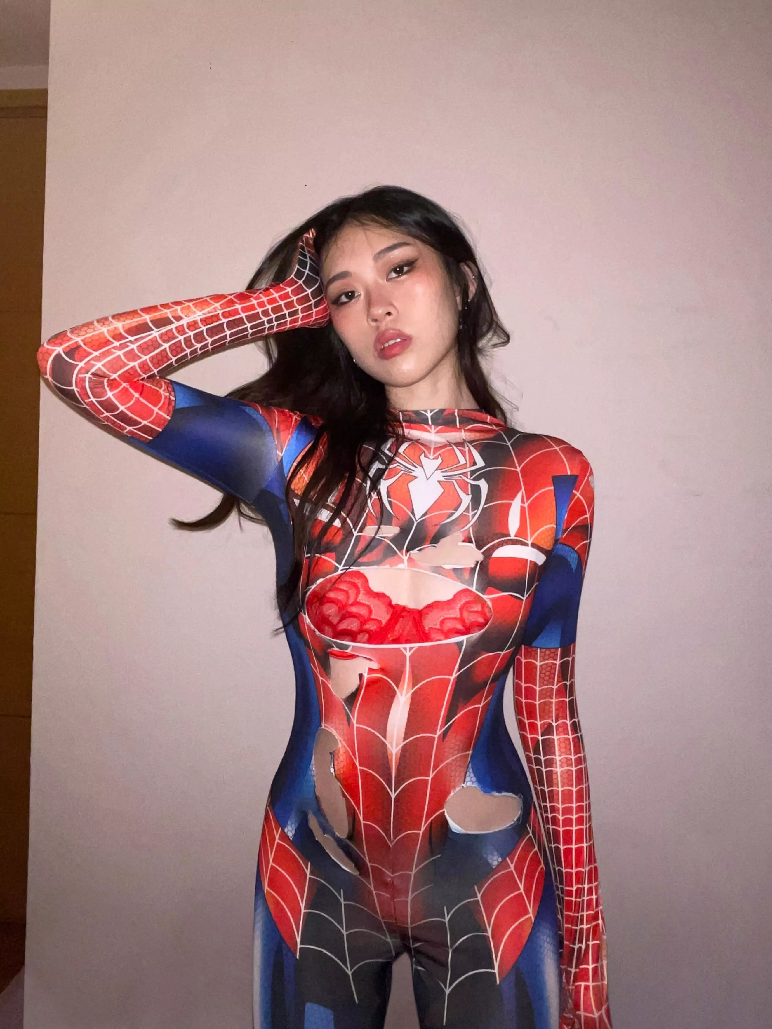 Spidergirl By Knifeprti Nudes Cosplaygirls Nude Pics Org