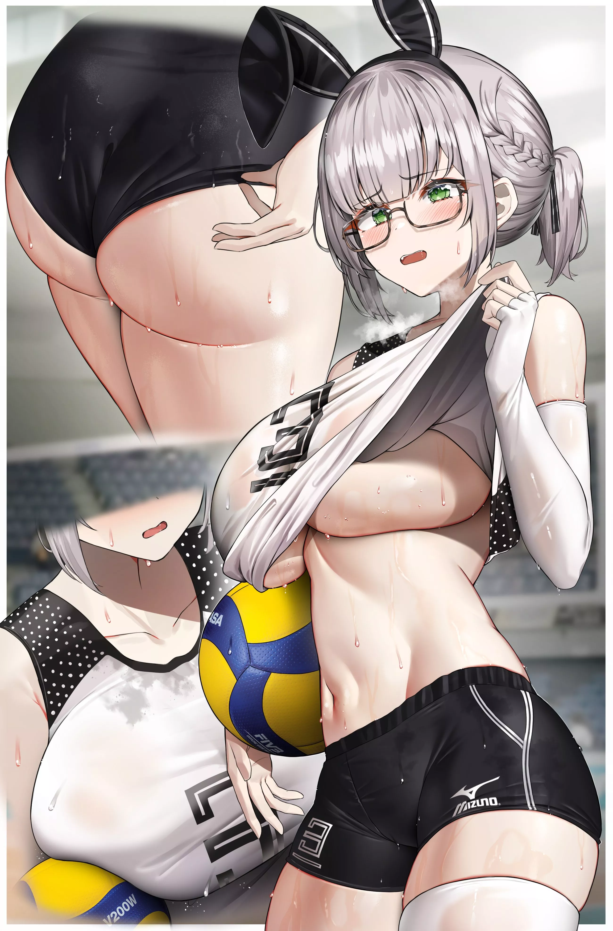 Noel Shirogane In A Volleyball Uniform Kuse Hololive Nudes