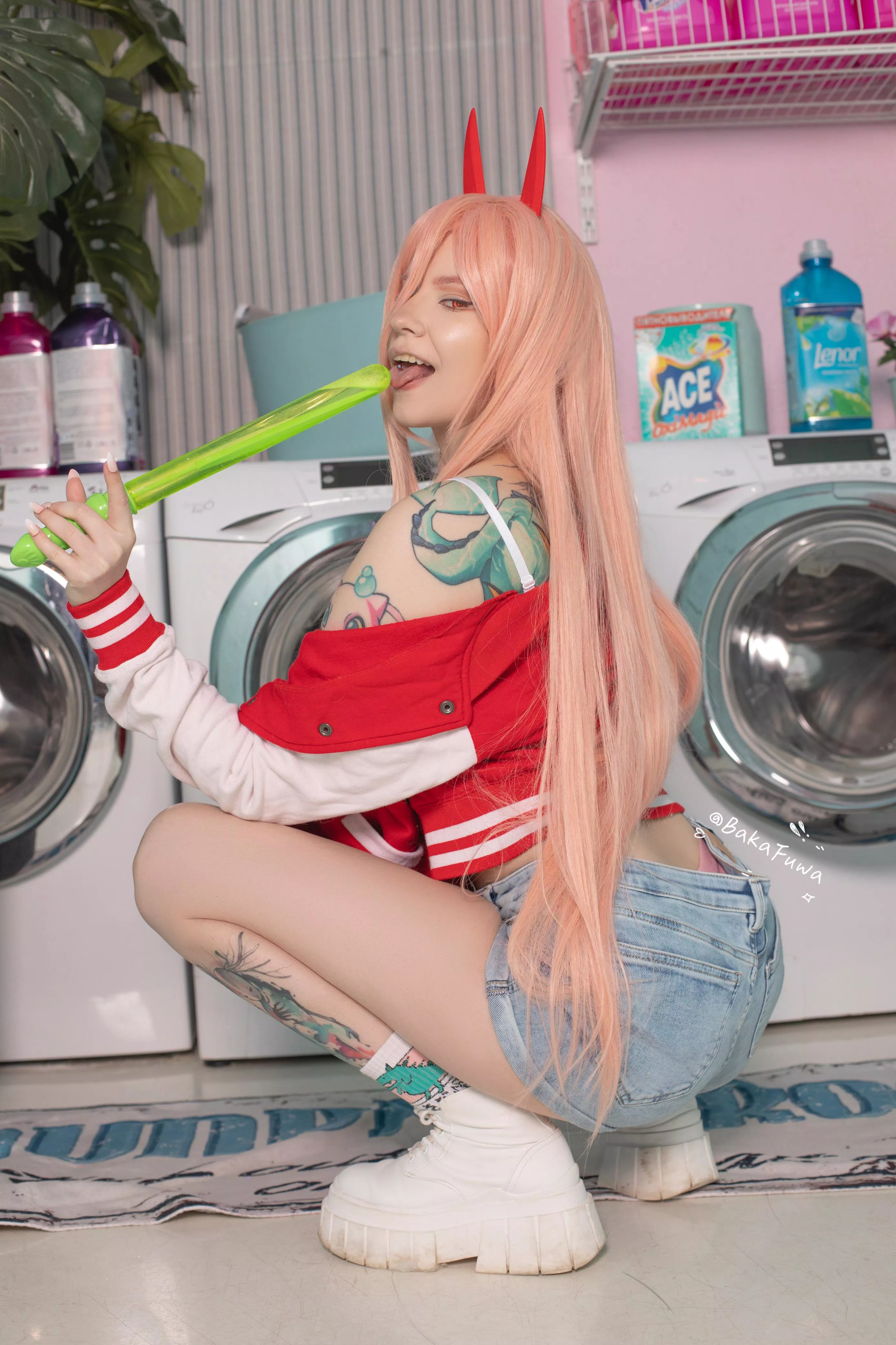 Power From Chainsaw Man Cosplay By Bakafuwa Nudes Cosplaygirls Nude