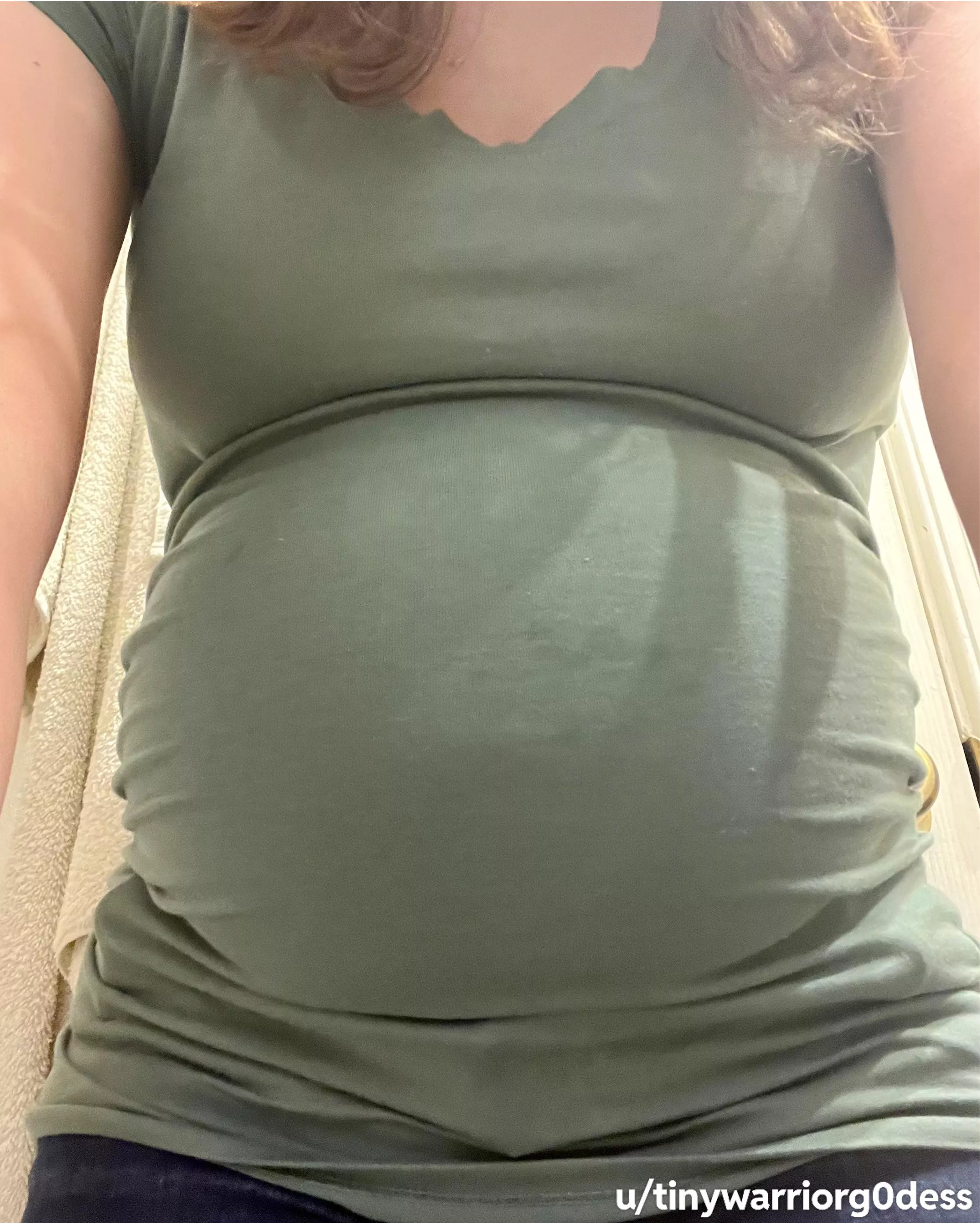 Belly Bigger And Rounder I Think Tight Pregnancy Shirts Are Sexy