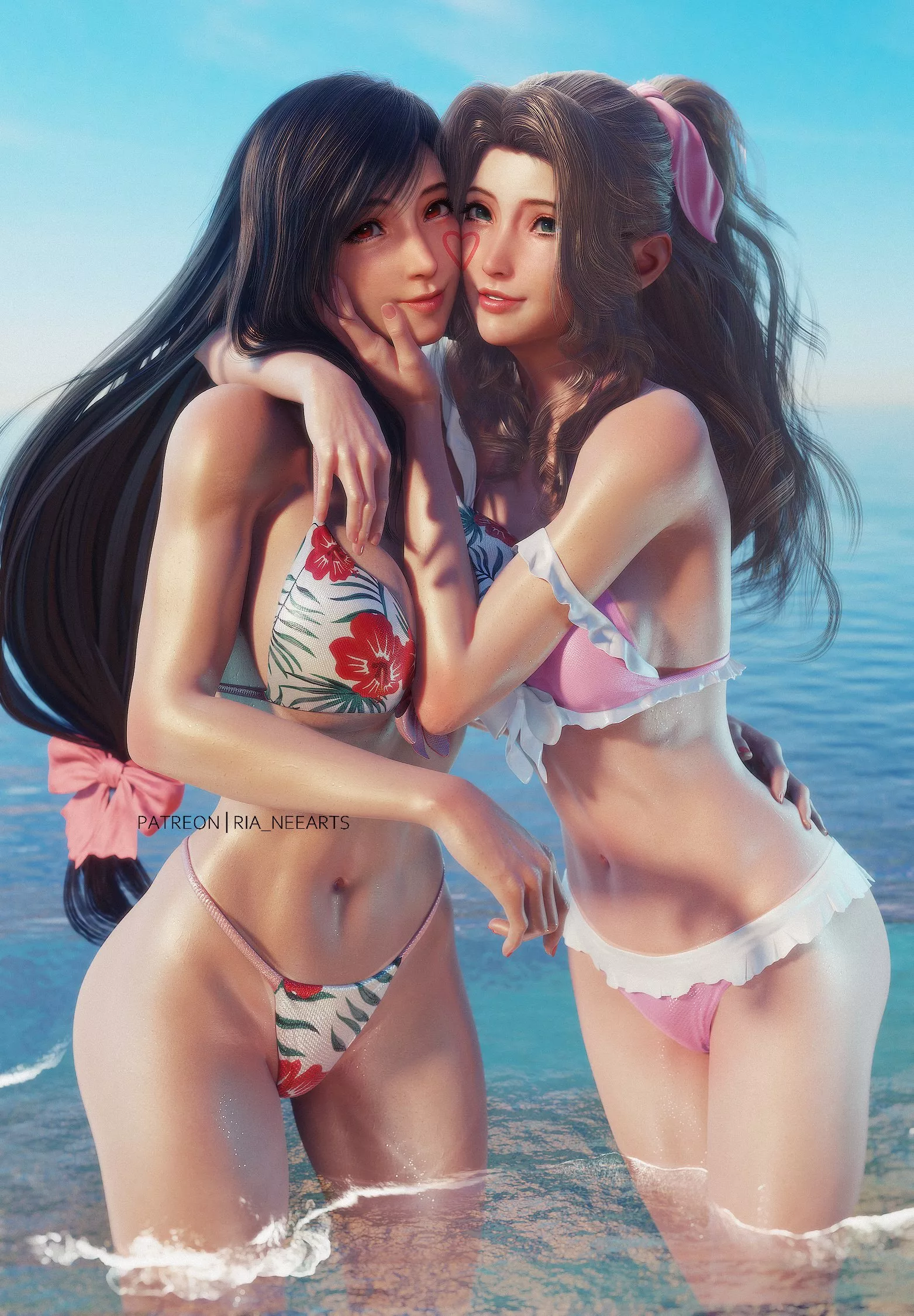 Tifa And Aerith At The Beach Ria Nudes Finalfantasynsfw NUDE PICS ORG