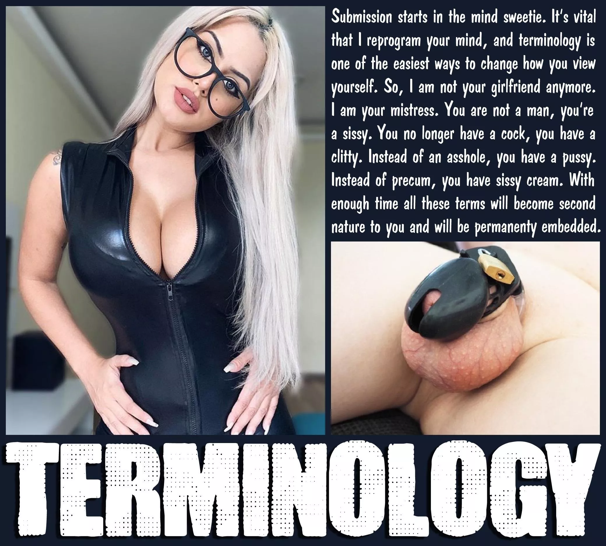 Terminology Chastity Femdom Sissy Nudes Keyholdercaptions