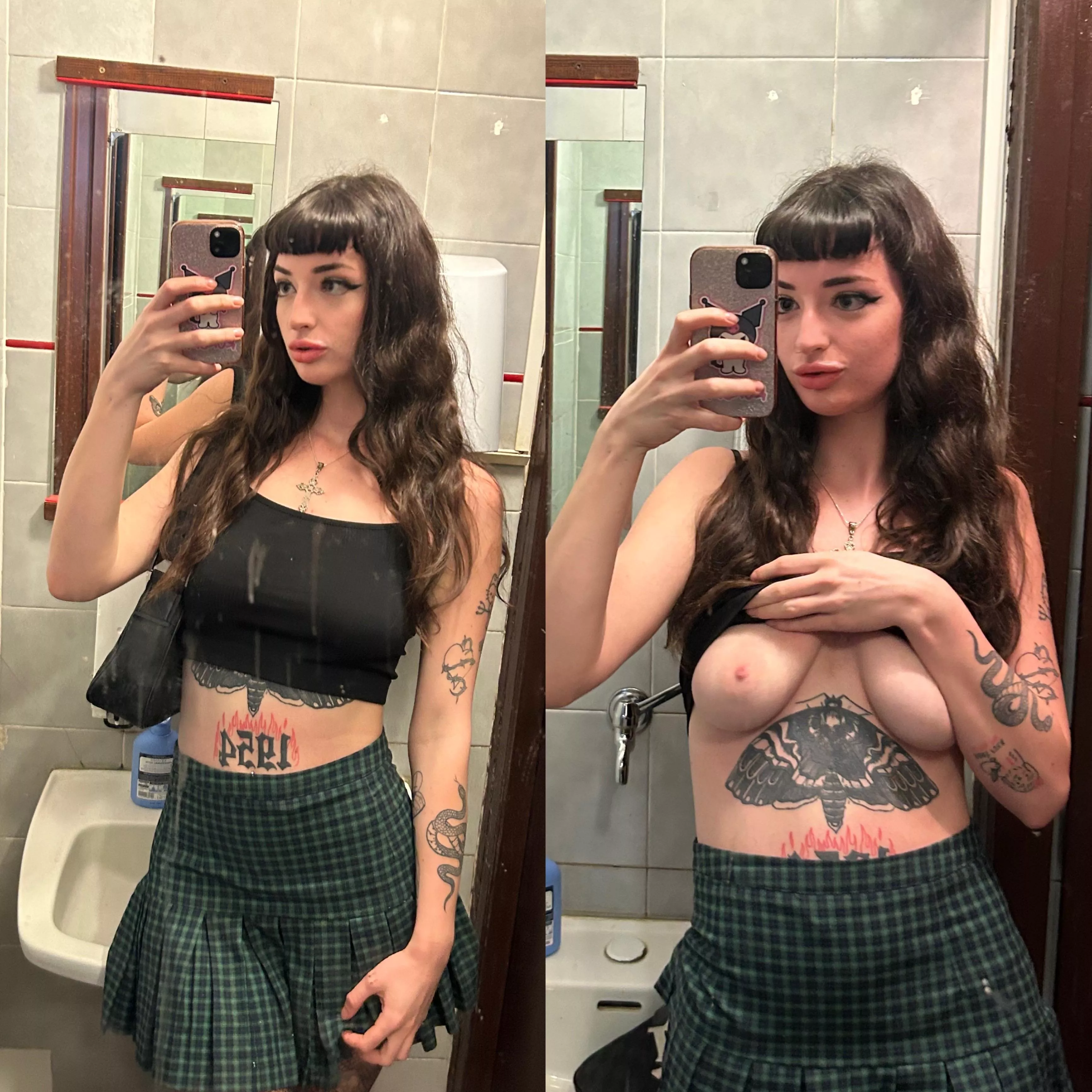 If You Caught Me Flashing My Tits In The Bar Bathroom What Would You Do