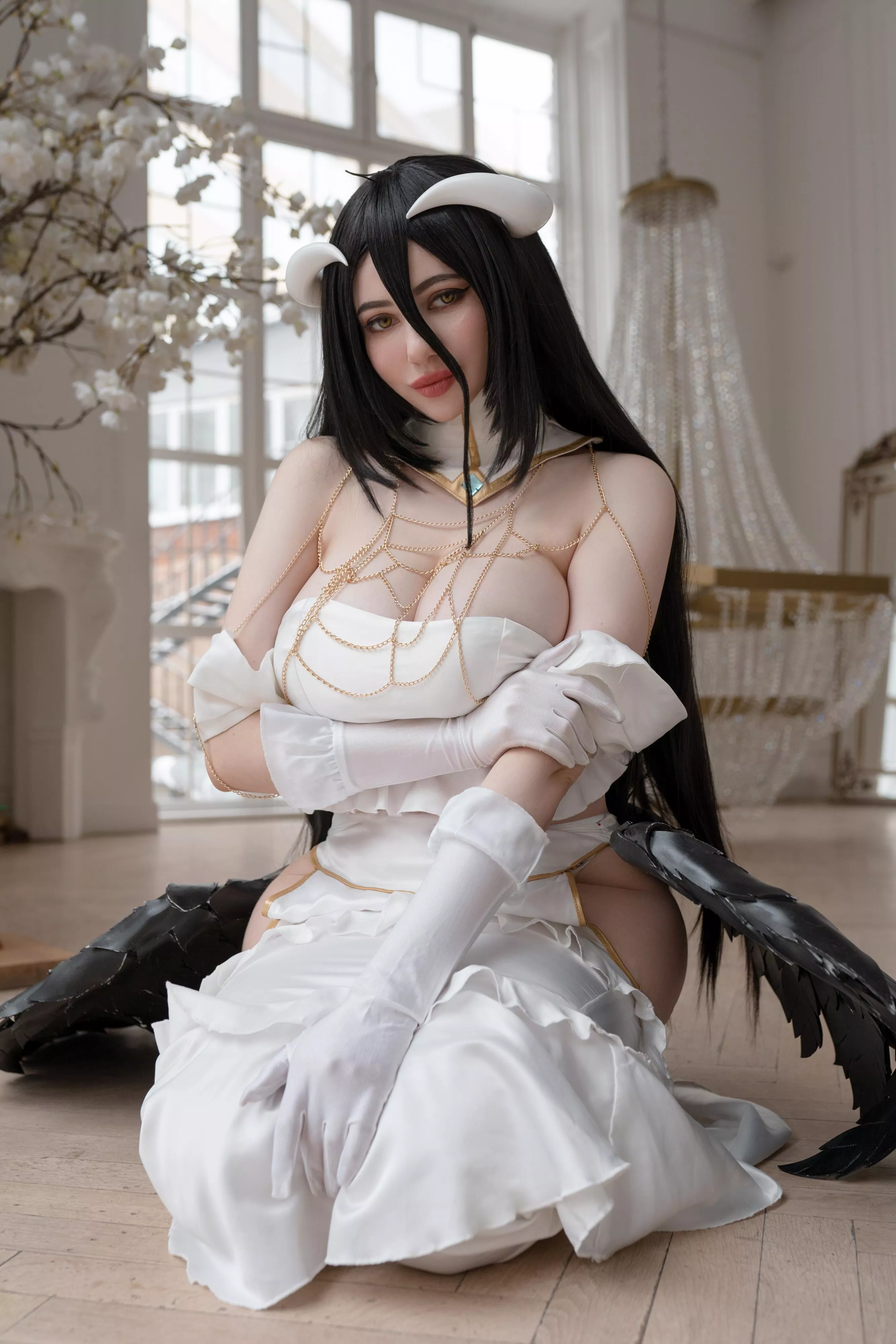 Albedo From Overlord Cosplay By Alina Becker Nudes CosplayLewd NUDE