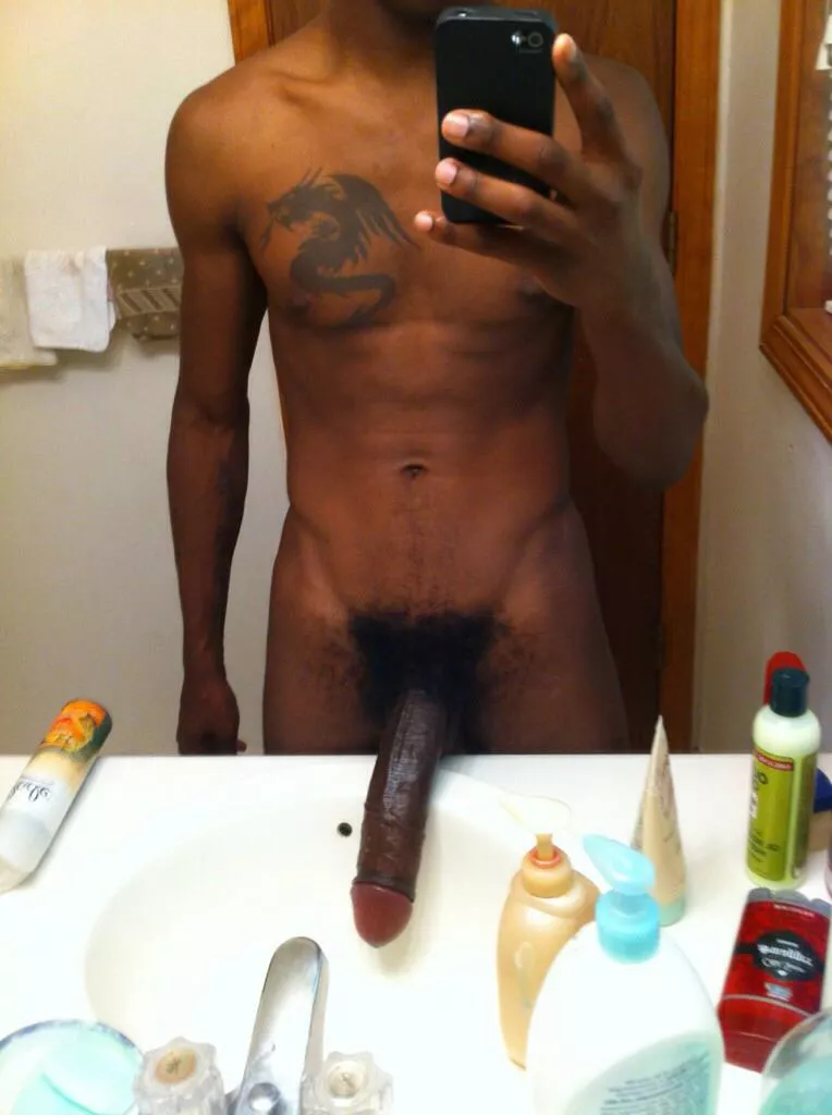 Big Black Cock Selfie