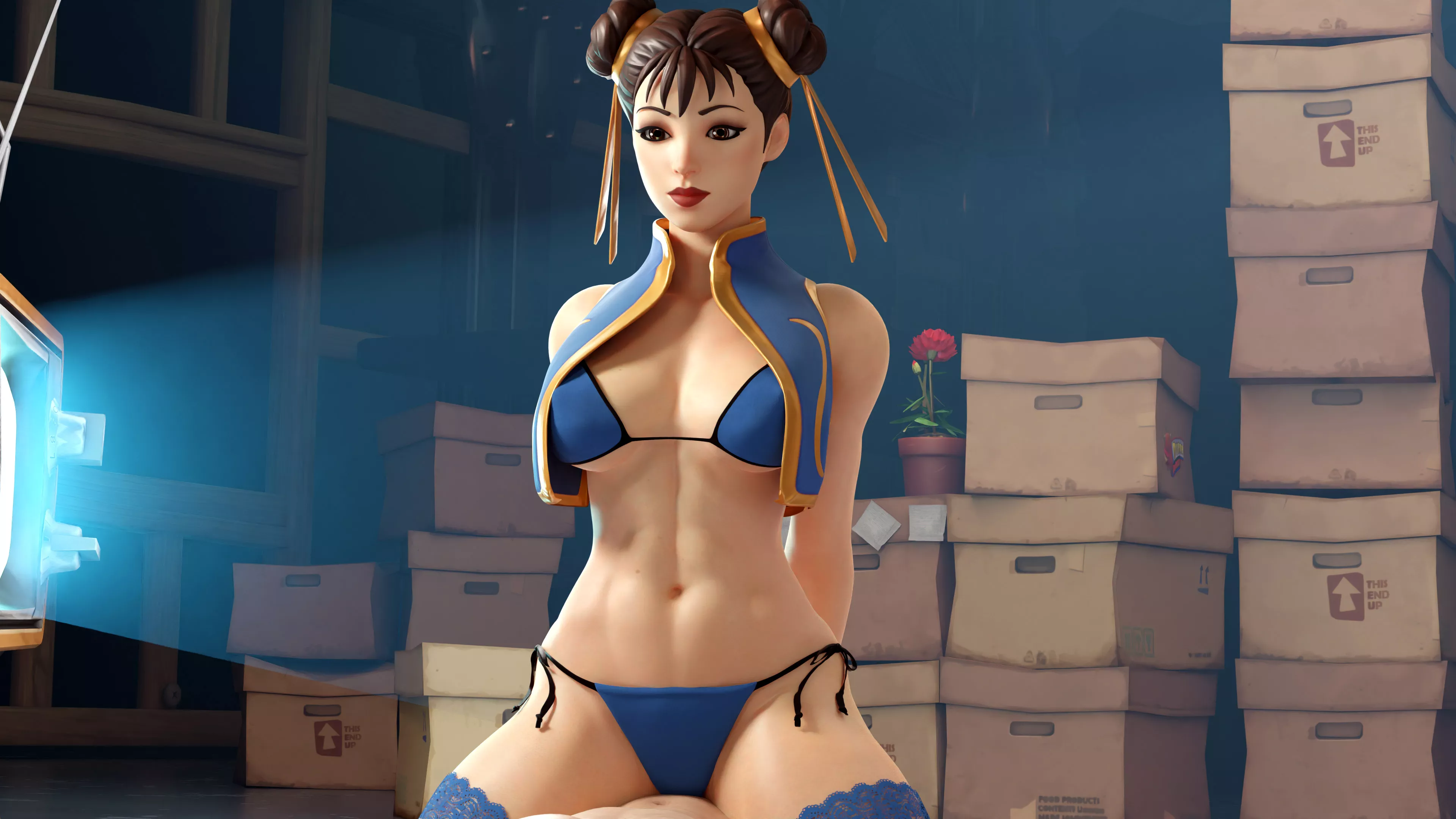 Chun Li Topless