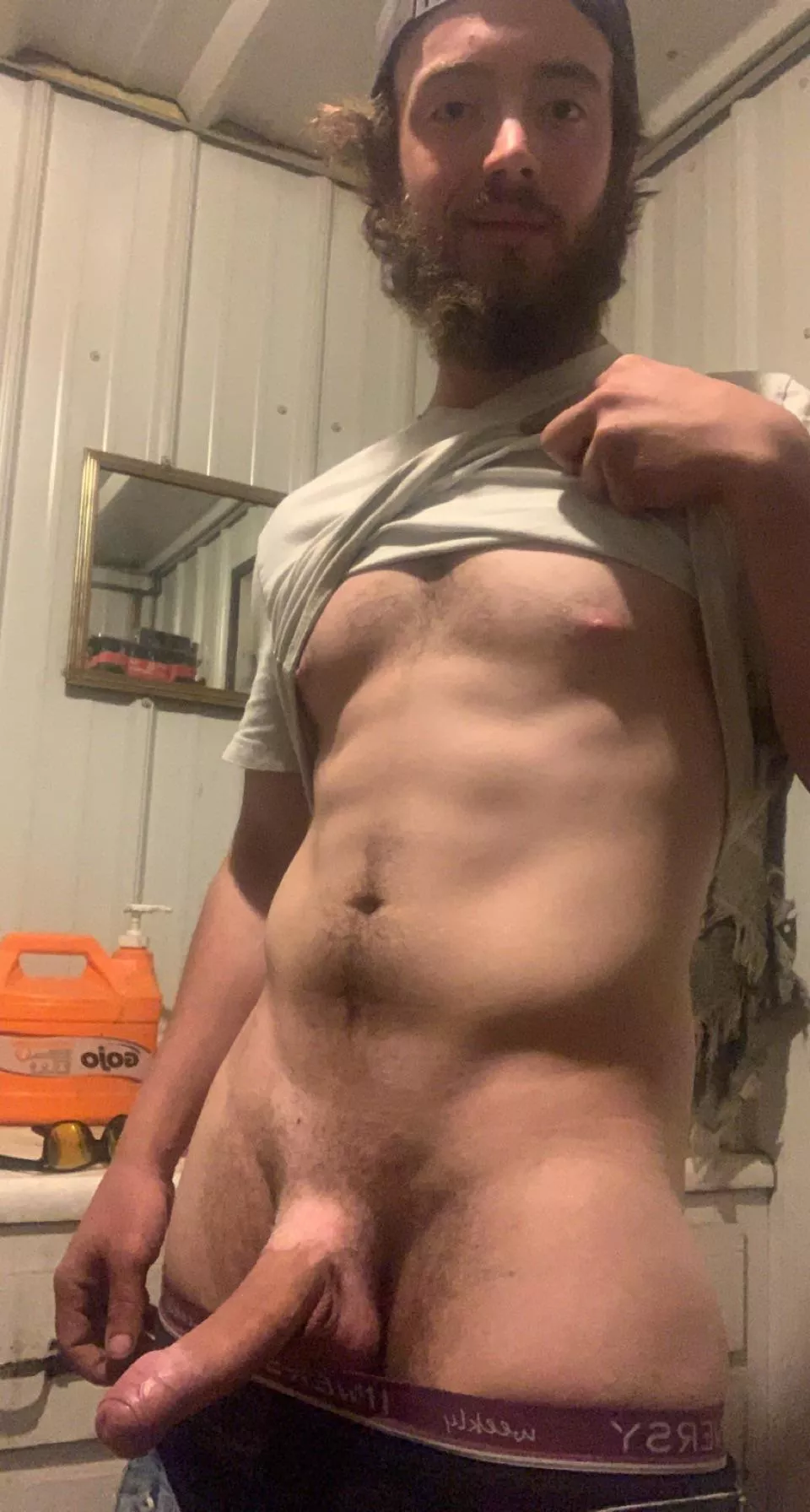 My uncut cock is ready for you 😉