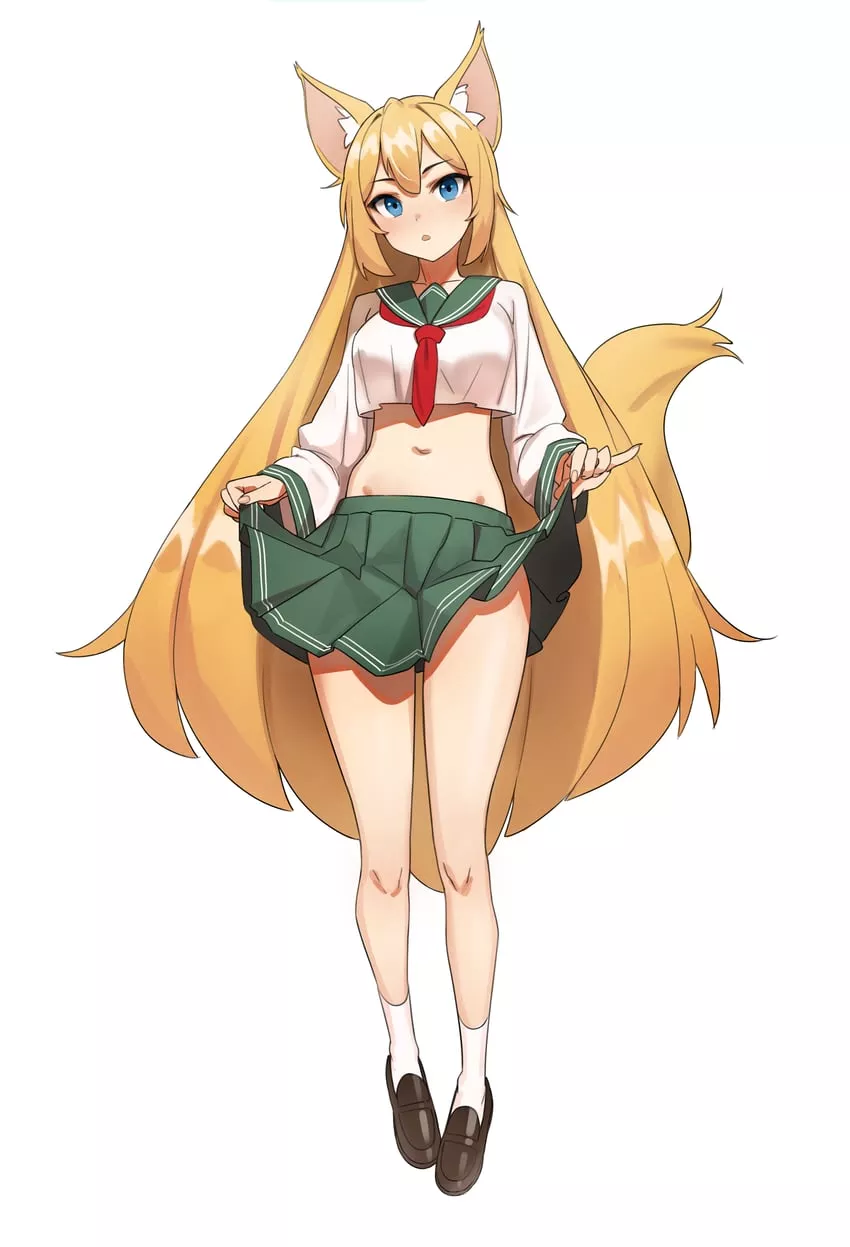 An ideal pet even listens to her master's silly cosplay requests.