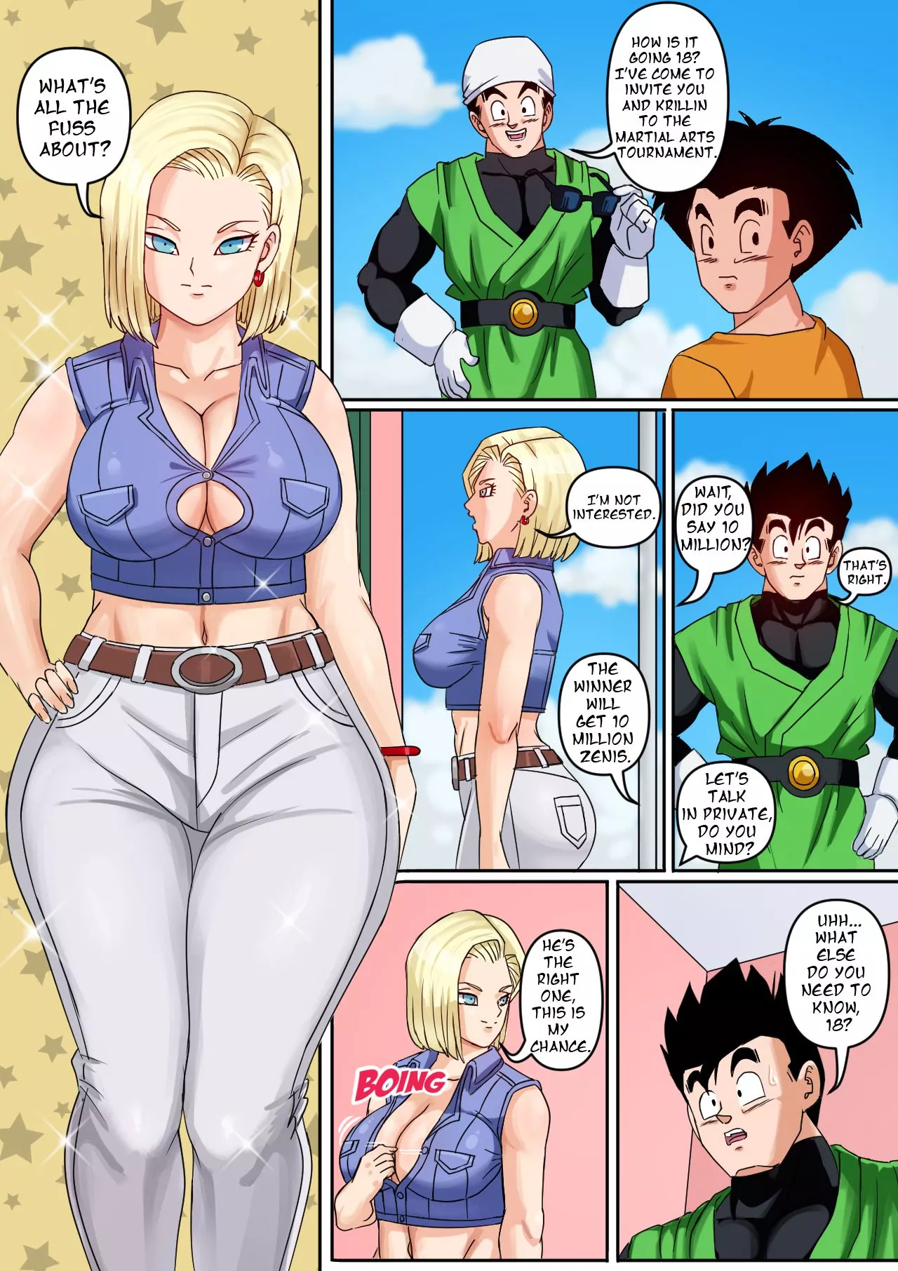 Android 18 And Gohan Dragon Ball Z Pink Pawg Chapter 1 5 Nudes