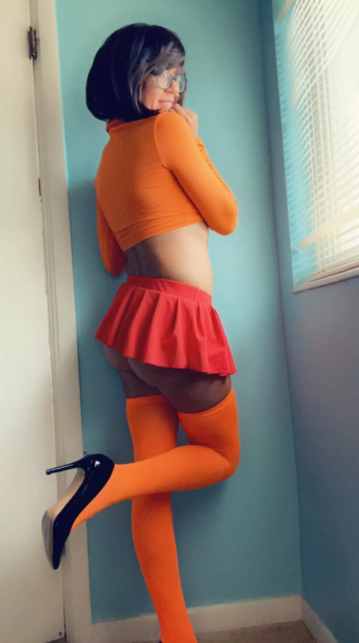Velma prefers thigh highs. I hope that's ok.
