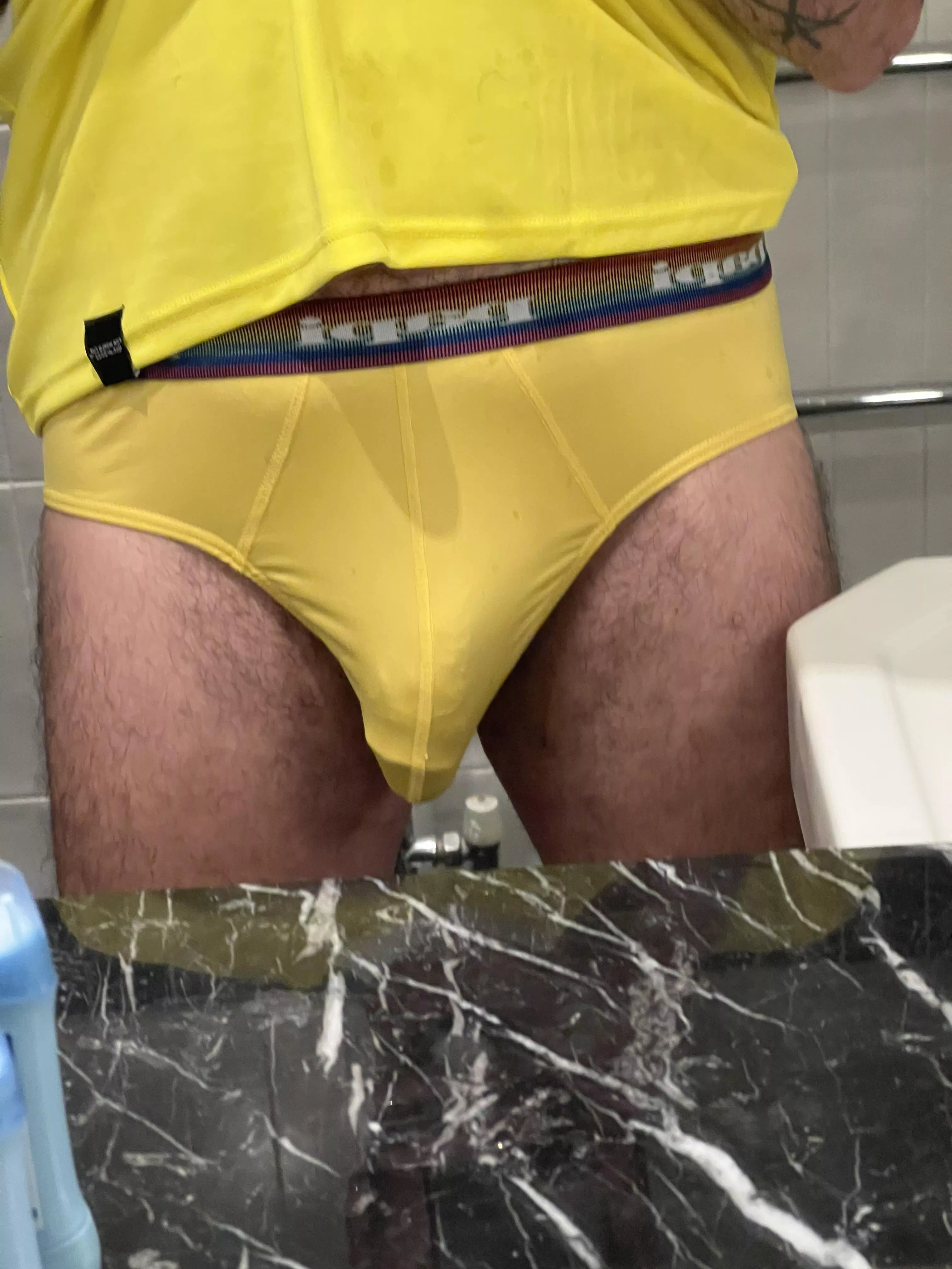yellow briefs