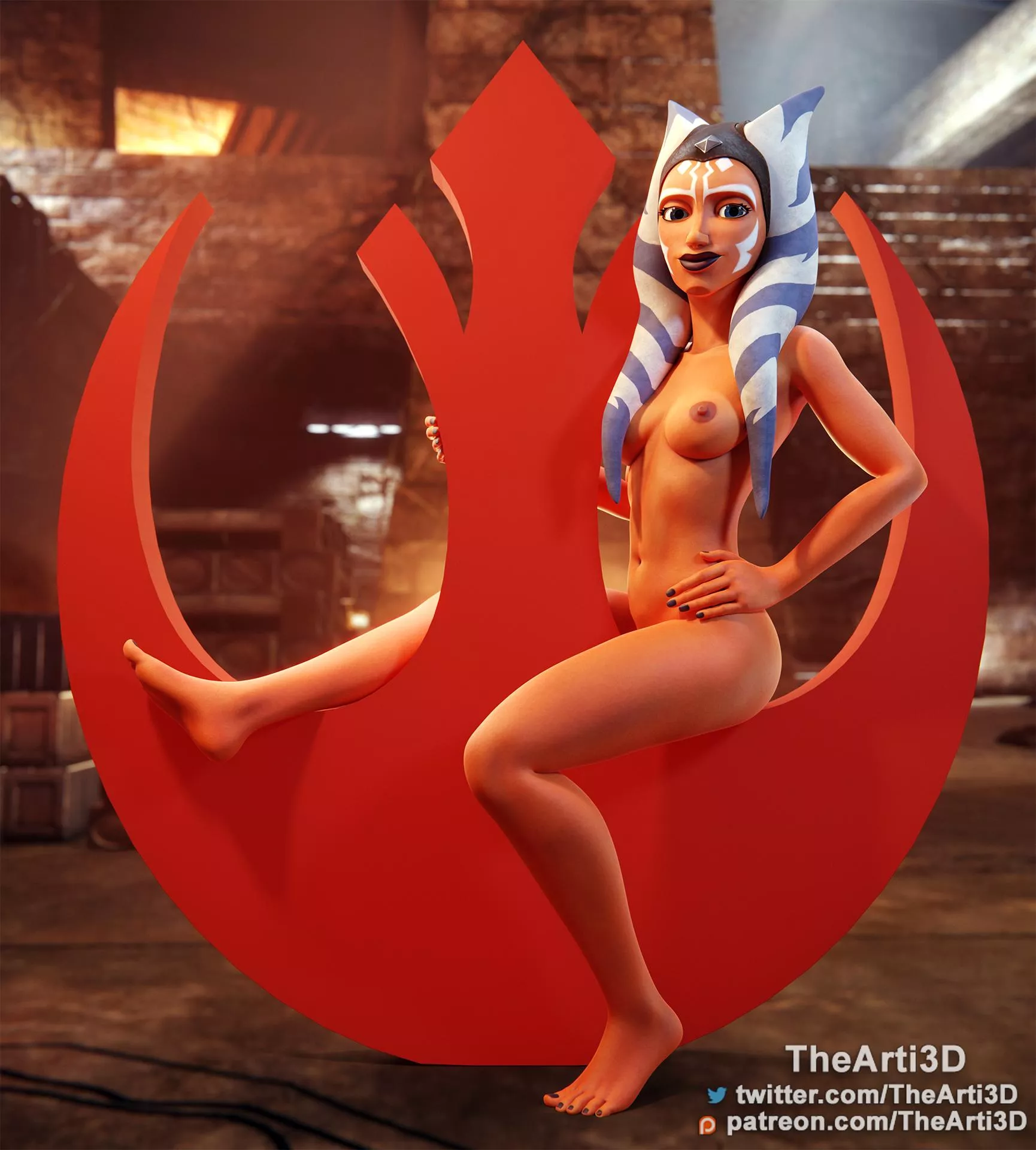 Ahsoka Symbol Of The Rebel Alliance Thearti3d Nudes Starwarsnsfw