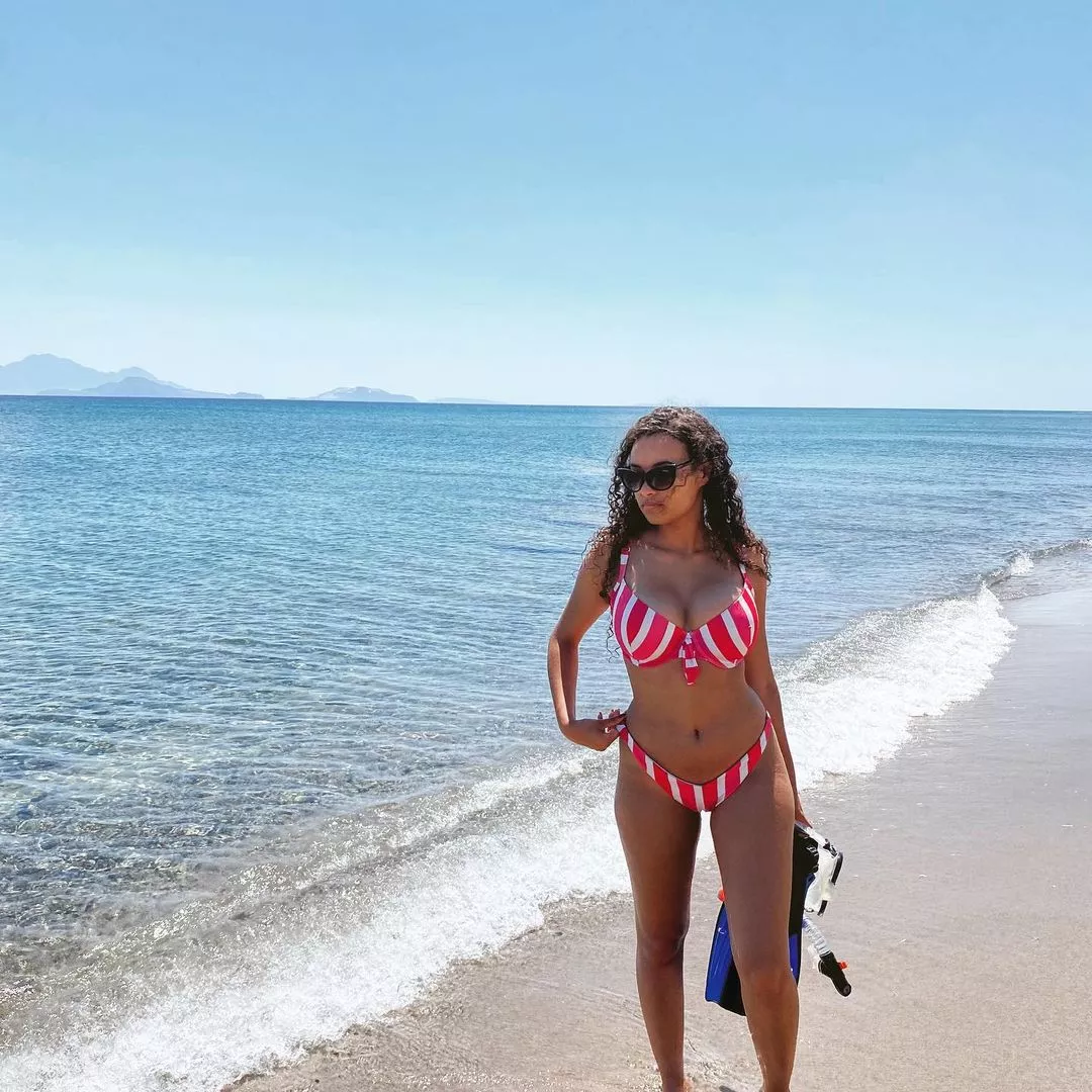 At the beach