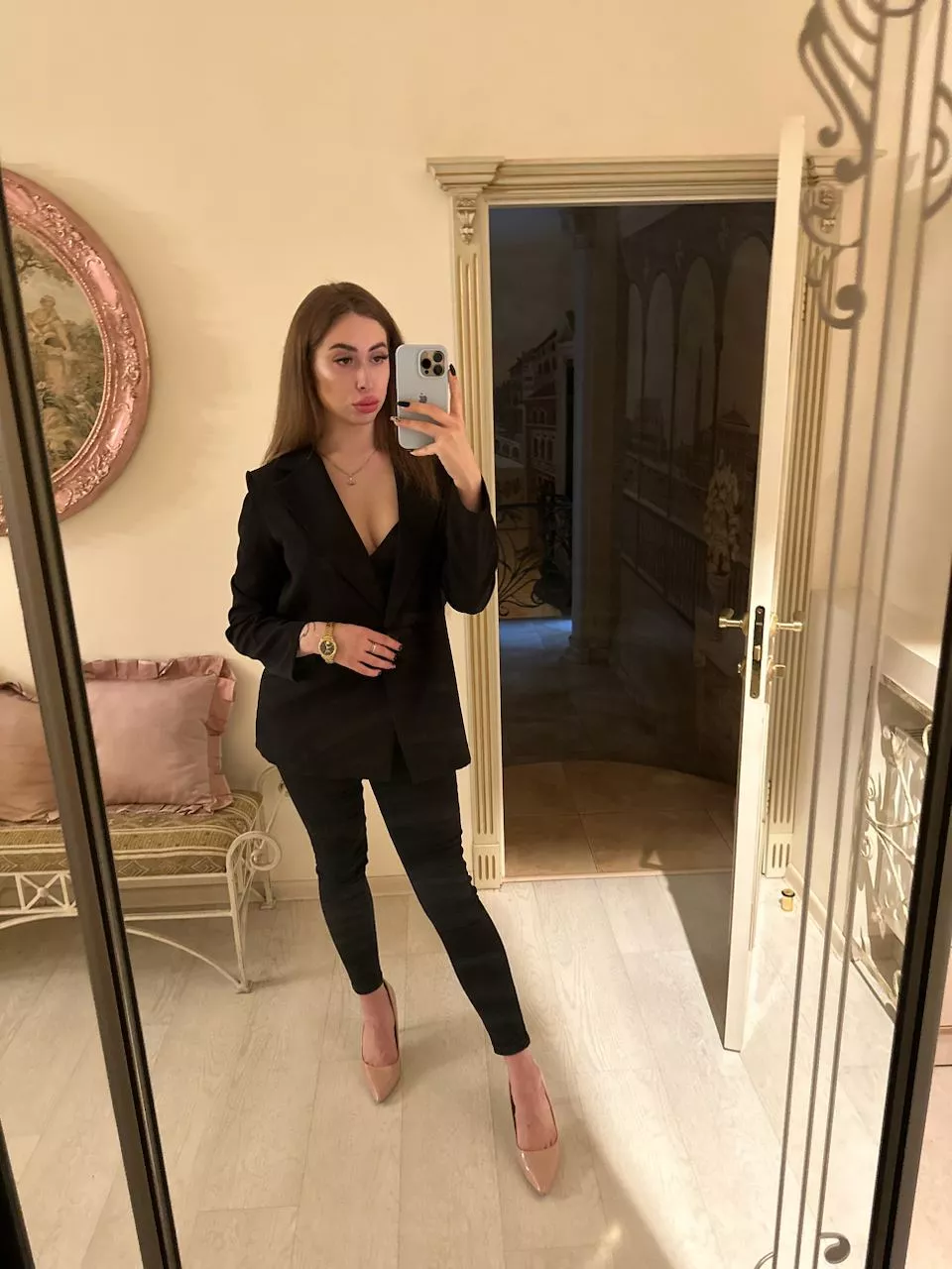 Girl in black