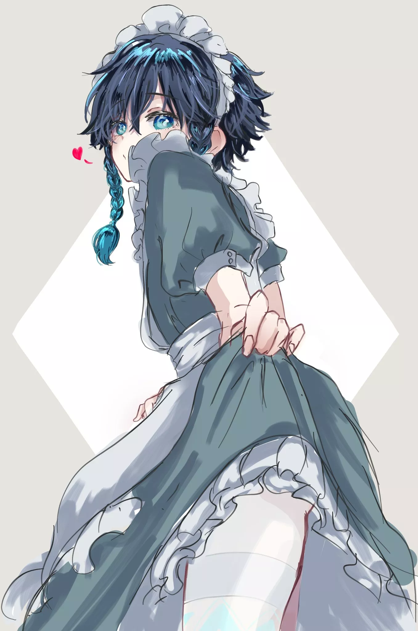 Maid Venti seducing