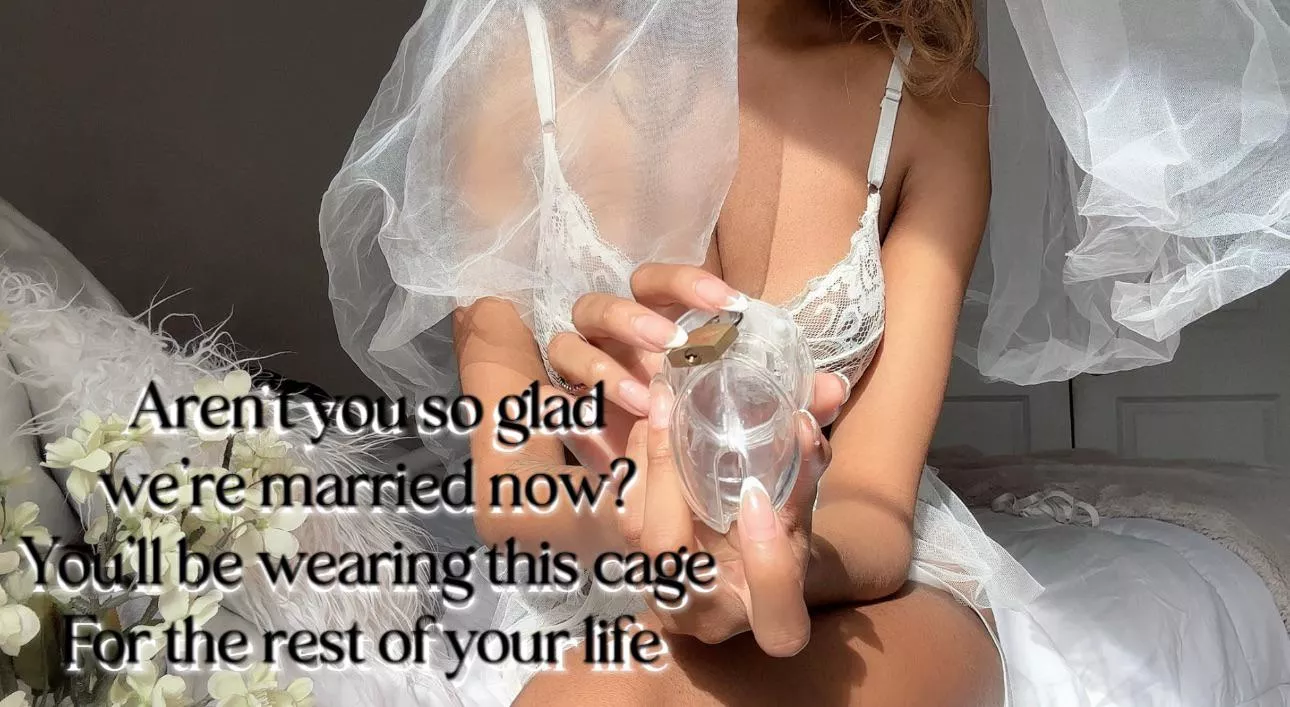 Youll Be Spending A Very Long Time As A Caged Cuck For Your Wife Now Nudes Femdomcaptions