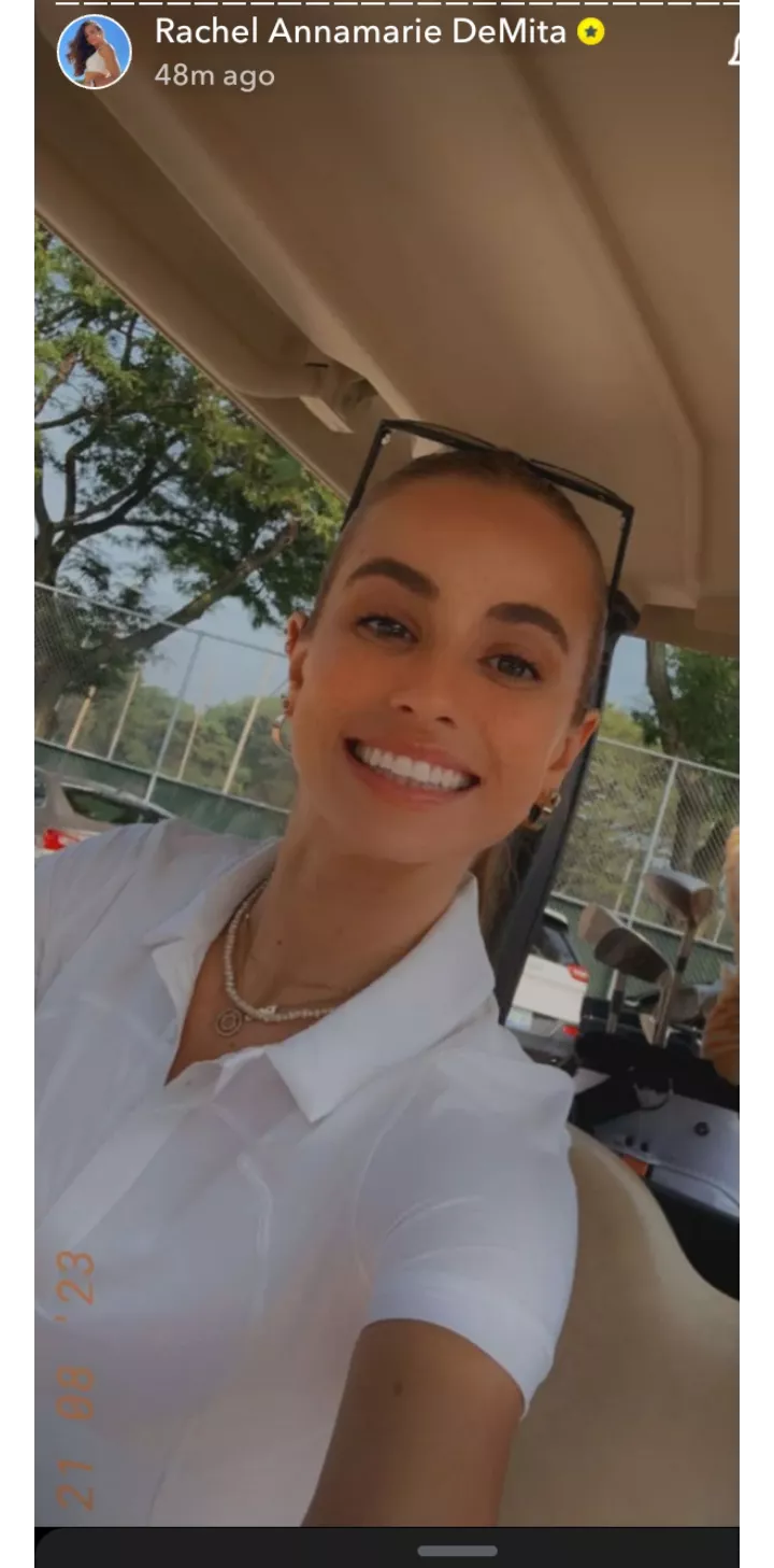 Selfie at golf