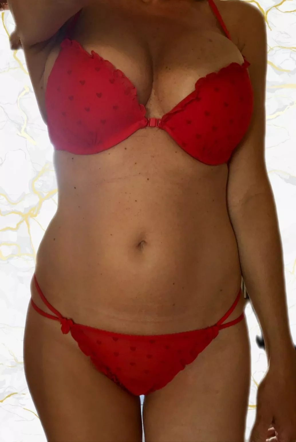 Red lingerie