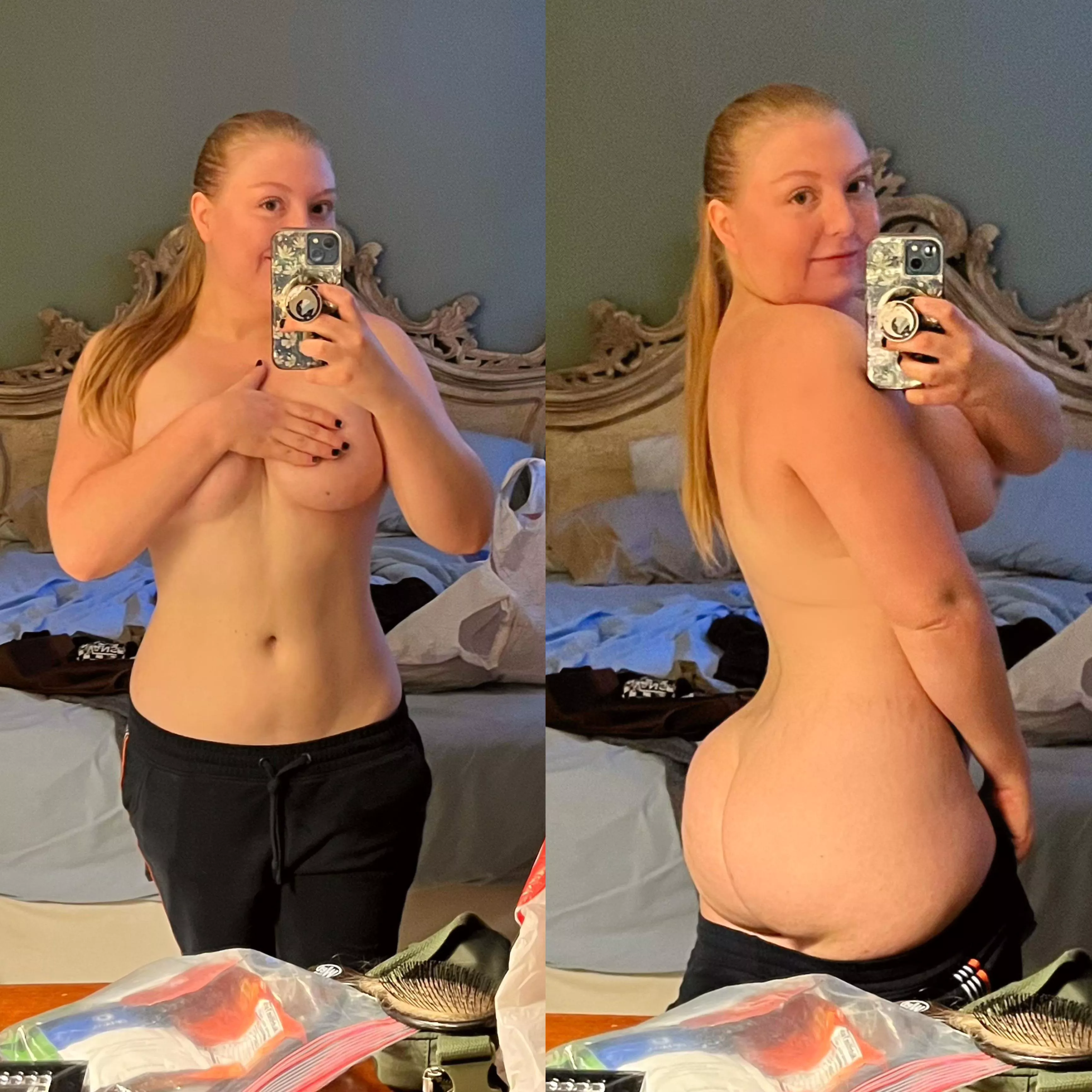 Morning sex with a slim thick blonde yay or nay