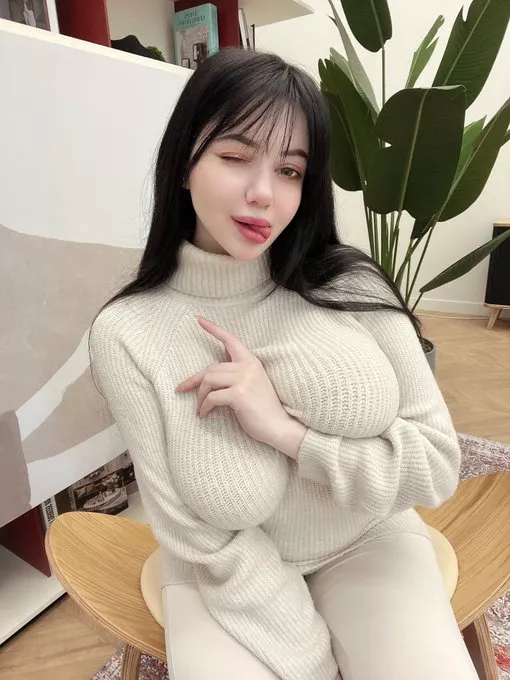 Very busty chick