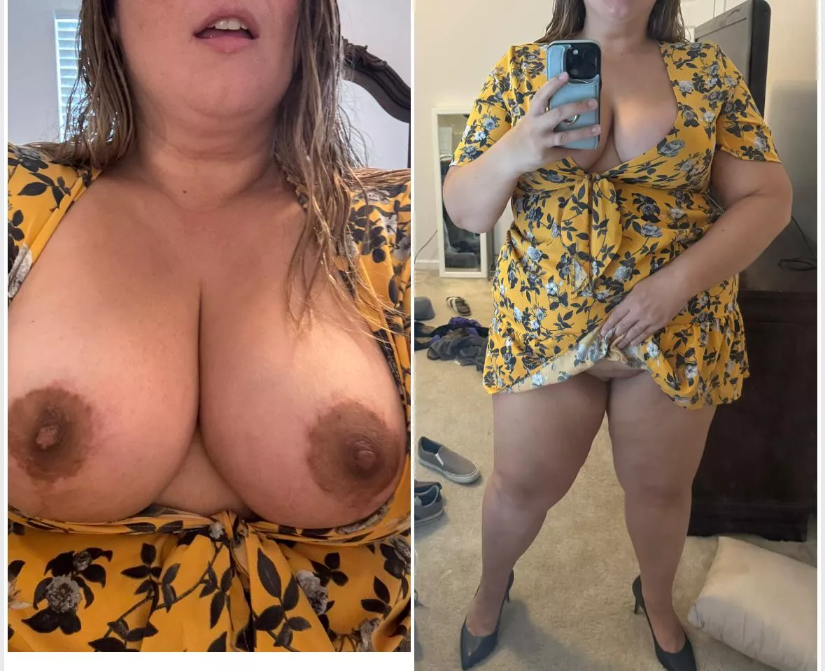 Sundress season! Finger my bald, fat pussy